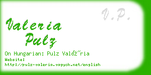 valeria pulz business card